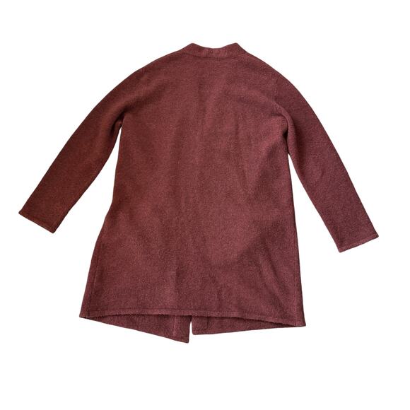 Jenni Kayne Wool Blend Sweater Coat Rust - Picture 4 of 11